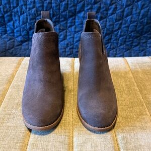 Toms Dark Brown Ankle Booties